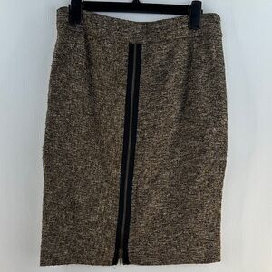 Classiques Entier Wool Tweed Pencil Midi Skirt